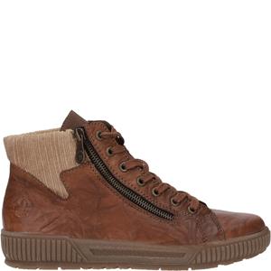 Rieker Veterboot Dames Cognac