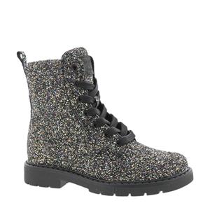 Kipling Zwarte  Veterboots Glitter Bibiana A