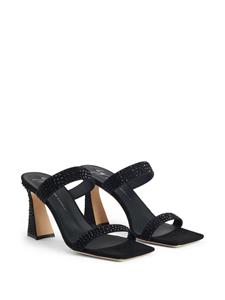 Giuseppe Zanotti Flaminia fluwelen sandalen - Zwart