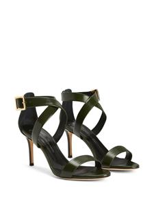 Giuseppe Zanotti Ellie leren sandalen - Zwart