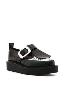 Charles Jeffrey Loverboy x George Cox Creeper leren schoenen - Rood