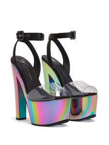 giuseppezanotti Giuseppe Zanotti Sandalen met plateauzool - Zwart