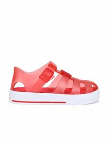 Dolce & Gabbana Kids Sandalen met logo - Rood