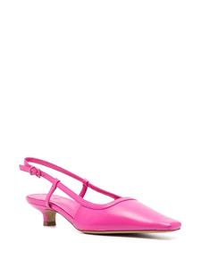 Roberto Festa Leren slingback sandalen - Roze