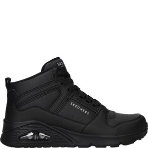 Skechers Uno Veterboot Dames Zwart