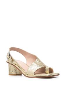 Scarosso Jill slingback leren sandalen - Geel