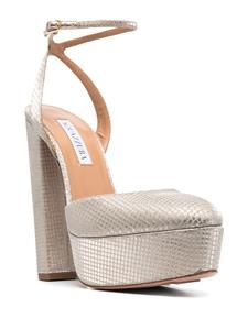 Aquazzura So High sandalen met plateauzool - Beige