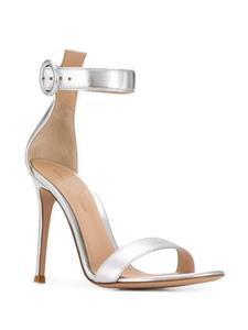 Gianvito Rossi Sandalen met open neus - Zilver