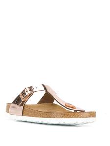 Birkenstock Metallic sandalen - Roze