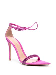Gianvito Rossi Montecarlo sandalen verfraaid met kristal - Roze