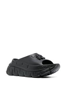Versace Medusa slippers met chunky zool - Zwart