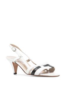 Gucci Pre-Owned Slingback sandalen met bandjes - Wit