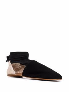 Castañer Sandalen met strikdetail - Zwart