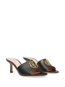 Bally Geha sandalen met logoplakkaat - Zwart
