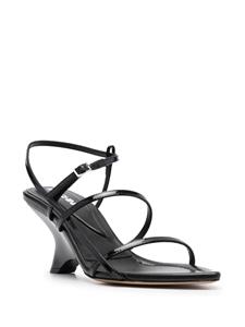 GIABORGHINI Gia26 leren sandalen - Zwart