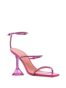 Amina Muaddi Sandalen met open neus - Roze