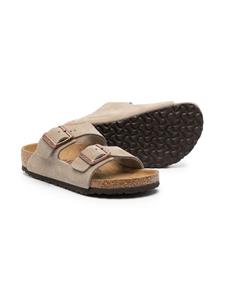 Birkenstock Kids Arizona leren sandalen - Groen
