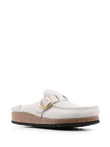 Birkenstock Buckley leren slippers - Wit