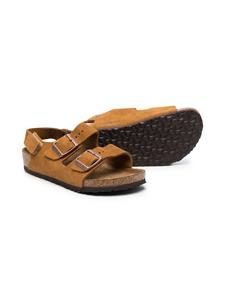 Birkenstock Kids Sandalen met dubbele bandjes - Bruin