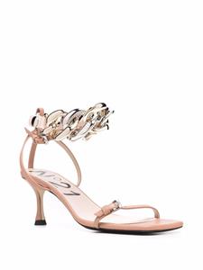 Nº21 Leren sandalen - Roze