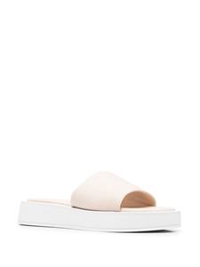 Calvin Klein Slippers met chunky zool - Beige