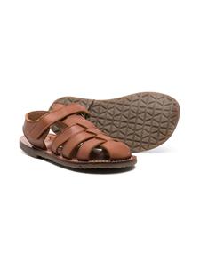 Pèpè Tino leren sandalen - Bruin