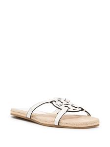 Tory Burch Geo Bombe Miller sandalen - Beige