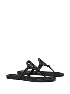 Tory Burch Miller slippers verfraaid met kristallen - Zwart