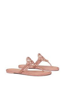 Tory Burch Miller teenslippers verfraaid met kristallen - Roze