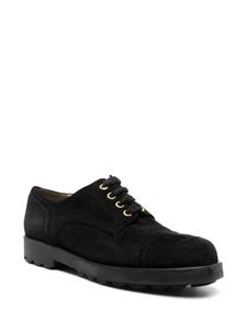 CHANEL Pre-Owned 2000s CC veterschoenen met logo-reliëf - Zwart