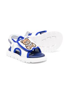 Moschino Kids Leren sandalen - Wit