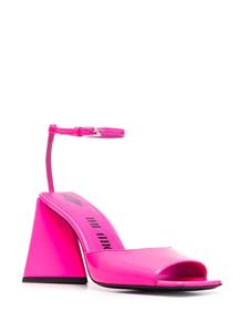 The Attico Piper satijnen sandalen - Roze