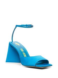 The Attico Piper satijnen sandalen - Blauw