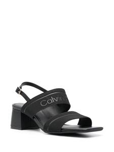 Calvin Klein Sandalen met blokhak - Zwart