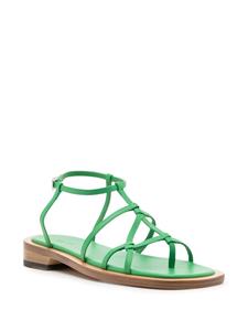 Low Classic Sandalen met open neus - Groen