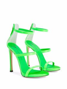 Giuseppe Zanotti Harmony lakleren sandalen - Groen