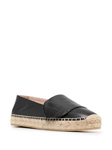 Nº21 Espadrilles met gevlochten zool - Zwart