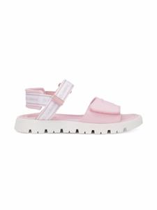 Dolce & Gabbana Kids Sandalen met klittenband - Roze