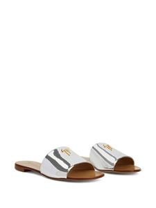 Giuseppe Zanotti Shirley metallic sandalen - Zilver
