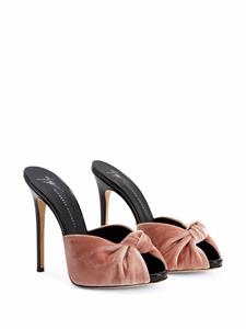 Giuseppe Zanotti Bridget fluwelen sandalen - Roze