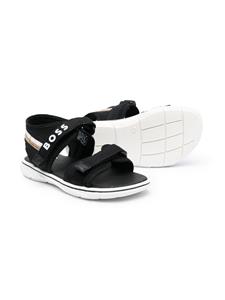 BOSS Kidswear Sandalen met klittenband - Zwart