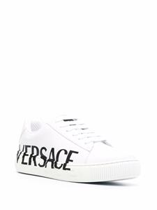 Versace Kids Greca sneakers met logoprint - Wit