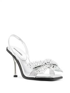 Dsquared2 Sandalen met vierkante neus - Zilver