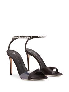Giuseppe Zanotti Leeah sandalen met kristal - Zwart