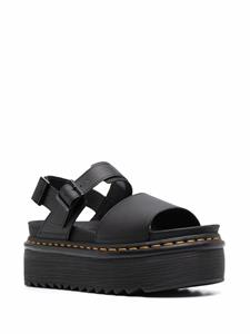 Dr. Martens Sandalen met plateauzool - Zwart