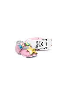 Ballerina's met logopatch - Roze