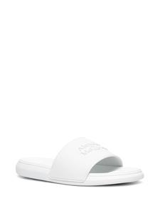 Alexander McQueen Slippers met logo - Wit