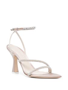 3juin Sandalen verfraaid met kristal - Beige
