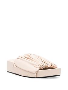 Jil Sander Sandalen met plateauzool - Beige