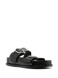 Jil Sander Sandalen met gesp - Zwart